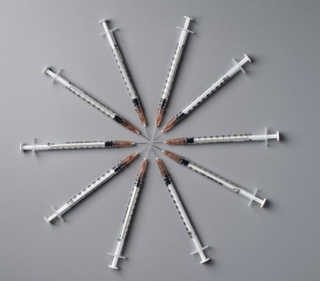 disposición punzocortantes